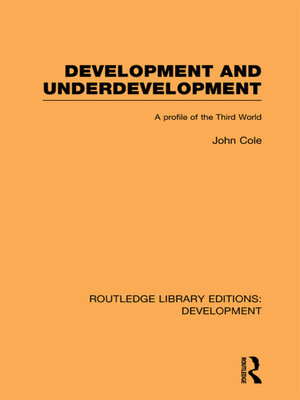 cover image of Development and Underdevelopment